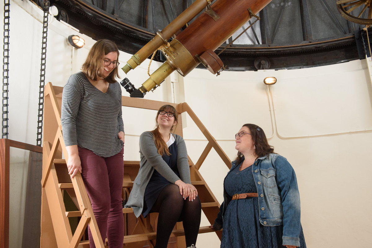 Education Team at the Telescope